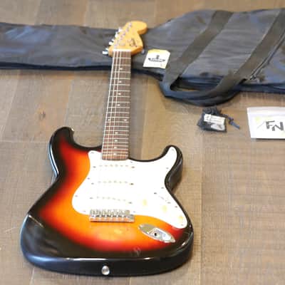 Squier Stratocaster Electric Guitar Sunburst Made in Korea + Gig Bag image 1
