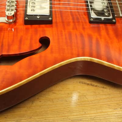 Knaggs Chena T3 Indian Red Hollowbody 2012 image 12