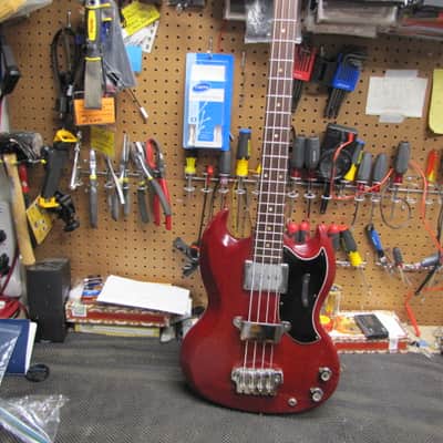 Gibson EB0 1965 - Cherry - 100% Orig - Read for full Details image 2