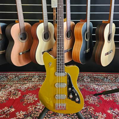 Duesenberg Triton Bass, Gold Top + Hardcase image 5