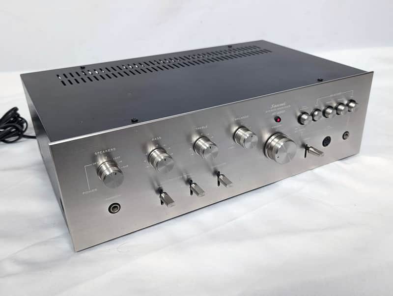 Sansui AU-4400 Integrated Stereo Amplifier - Gunmetal image 1