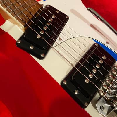 Mosrite “The Ventures" (1965) ~ ”Salesman Sample”~ Red White & Blue image 10