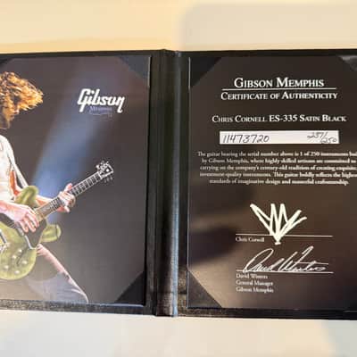 Gibson ES335 Chris Cornell - Satin Black image 5