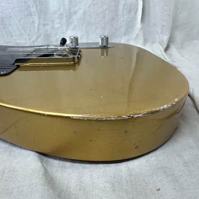 Fender USA Custom Shop Limited Edition Full Throttle Esquire Relic Telecaster Guitar with Case 2003 - Gold / Maple neck image 18