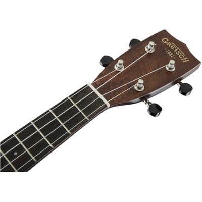 Gretsch G9110-L A.E. Concert Long-Neck Ukulele with Gig Bag, Vintage Mahogany Stain image 10