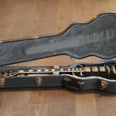 1976 Gibson Les Paul Custom 3-Pickup Black Beauty Electric Guitar Black Ebony + HSC image 21