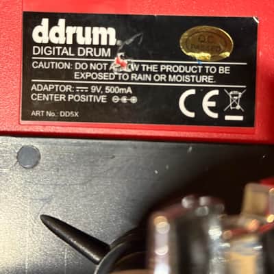 ddrum DD5X Electronic Drum Set 2014 - Red/Black image 5