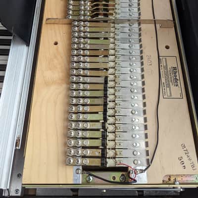 Rhodes Mark II Stage 73-Key Electric Piano 1979 - 1983 - Black Flat Top image 3