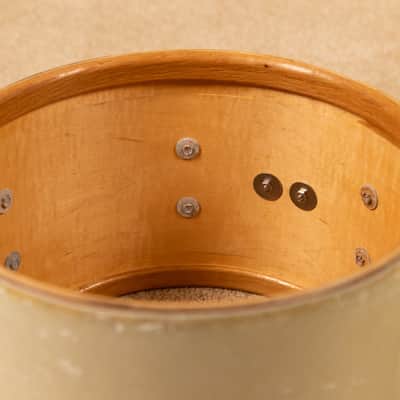 1960s Slingerland White Marine Pearl Drum Set image 18