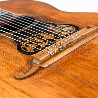 Giacinti Celeste & Figlio Harp Guitar 1880s image 7