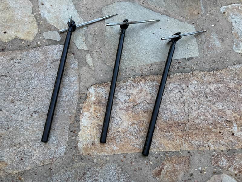 3 Pack Roland MDY V Drum Cymbal Boom Stands - BLACK image 1