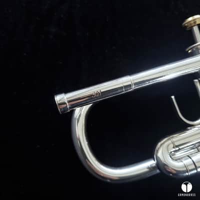 Large bore Courtois Paris PRESTIGE 301 C key trumpet case mouthpiece gamonbrass image 9