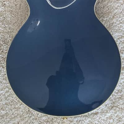 Ibanez AMH90PBM Artcore Expressionist Semi-Hollow Guitar, Prussian Blue Metallic image 2