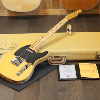 2019 Fender Custom Shop 53 Telecaster Time Machine 30th Anniversary Electric Guitar Heavy Relic Butterscotch Blonde + COA OHSC image 1