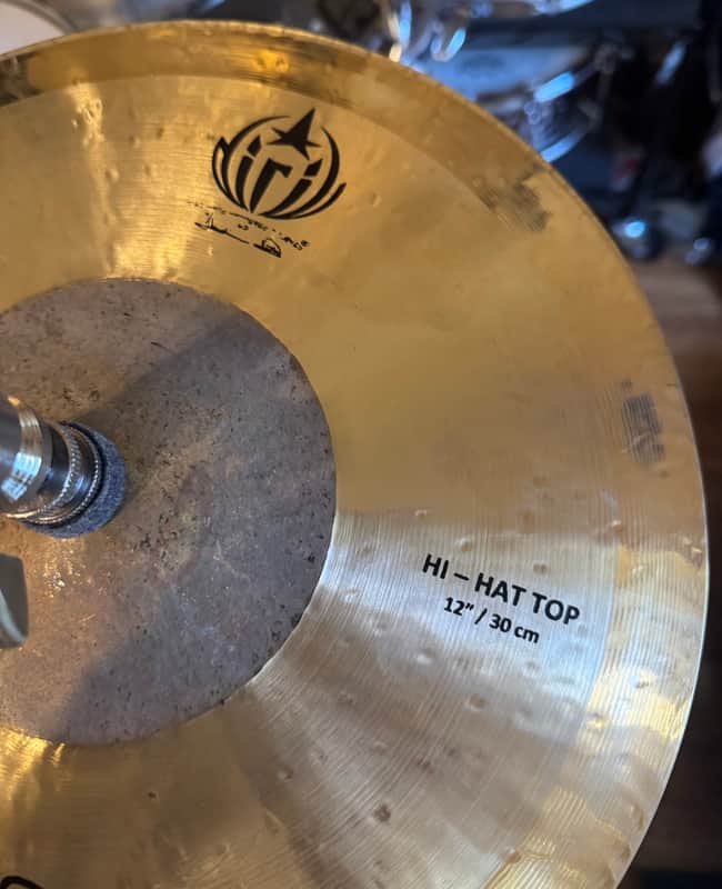 Diril 12” Nomad Series Turkish Hi hats 2020-present - Hand Hammered Raw Bell Brilliant image 1