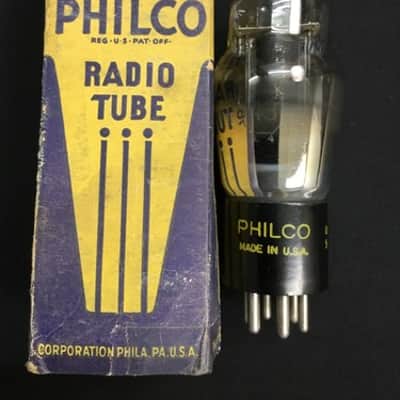 NOS PHILCO TYPE 43 Coke Bottle PENTODE Power VACUUM TUBE Tested USA P.2030-D image 1