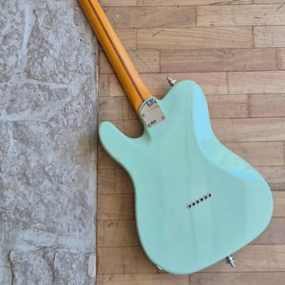 Fender American Ultra Luxe Telecaster 2022 - Transparent Surf Green image 18
