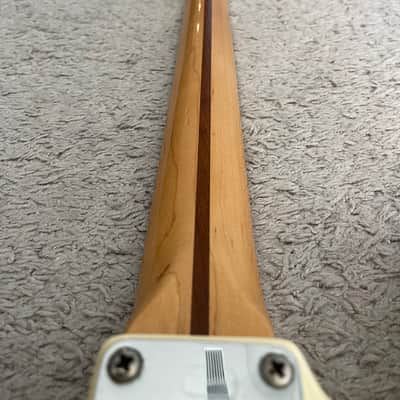 Fender Jimmie Vaughan Tex Mex Stratocaster 1996 Vintage MIM Olympic White Guitar image 10