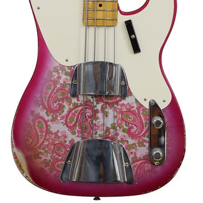 Fender Precision Bass 51 Relic Pink Paisley | Reverb