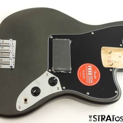 LOADED Fender Squier Affinity Jaguar BASS H BODY Charcoal Frost Metallic image 1
