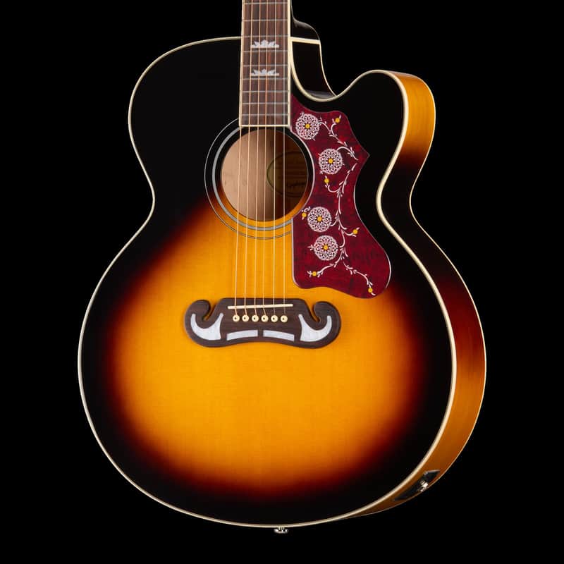 Epiphone J200 Studio EC Vintage Sunburst image 1