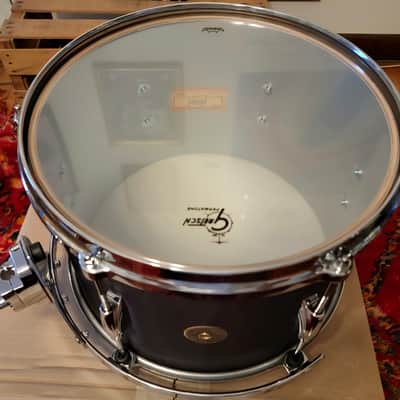 Gretsch 9"x13" Tom Drum w/Mount USA Custom Heritage Lugs - Black Satin Flame Nitron Wrap *EXCELLENT* 2024 image 9