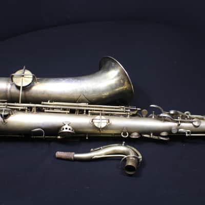 A Vintage 1927 King by H.N. White Tenor Saxophone Really Nice Horn with No Case #10 S image 7