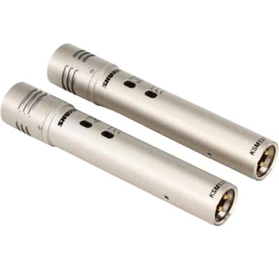 Shure KSM137/SL Stereo Pair with (2) KSM137, (2) Foam Windscreens, A27M Stereo Microphone Adapter and Carrying Case image 2