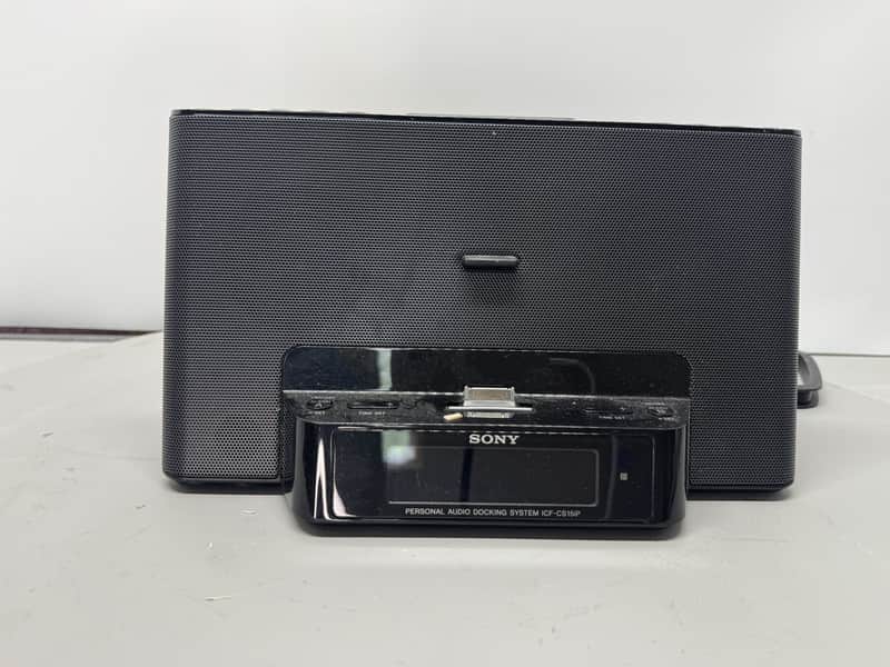 Sony ICF-CS15iP Personal Audio Docking System iPod iPhone 30-Pin Dock Speaker image 1