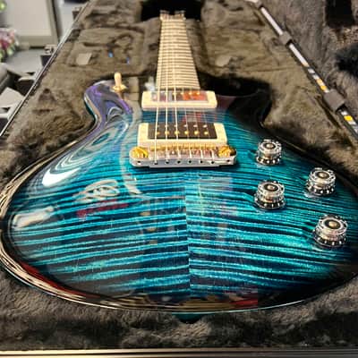 PRS Mark Tremonti Signature 10-Top Electric Guitar with Tremolo, Cobalt Smokeburst/Charcoal with Hardshell Case image 2