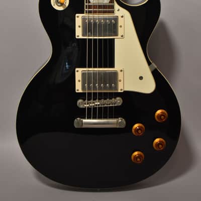 2009 Epiphone Les Paul Standard Ebony image 2