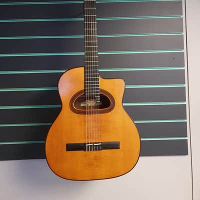JWC-Guitars Maccaferri D hole “Concert” Model Curly Walnut Gypsy Jazz Guitar image 2
