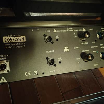 IGS Audio Tubecore 3U Mastering Edition Stereo Compressor 2010s - Black image 4