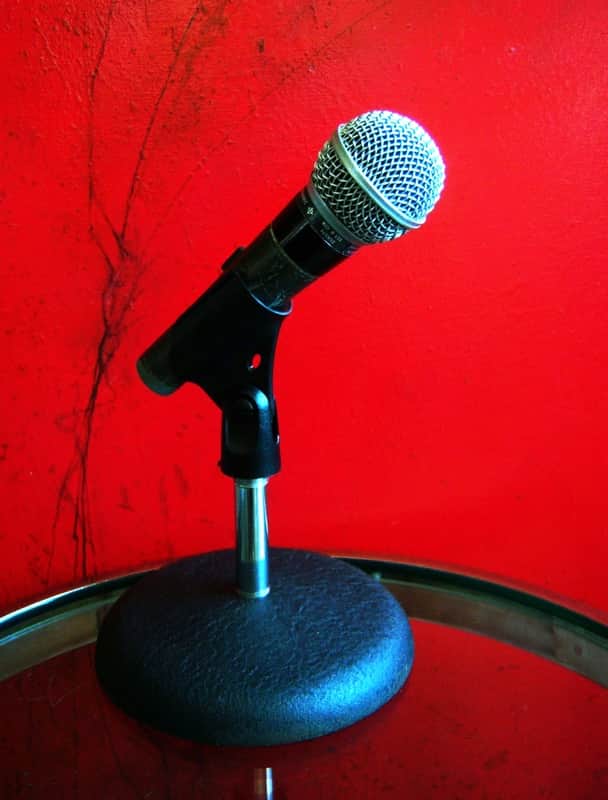 Vintage 1970's Shure PE50SP SUPER PRO dynamic cardioid microphone High Z w mic clip SM58 # 4 image 1