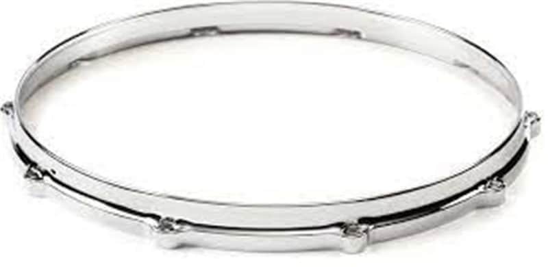Ludwig 14 10 HOLE DIE CAST BATTER SIDE HOOP, CHROME PLATED image 1