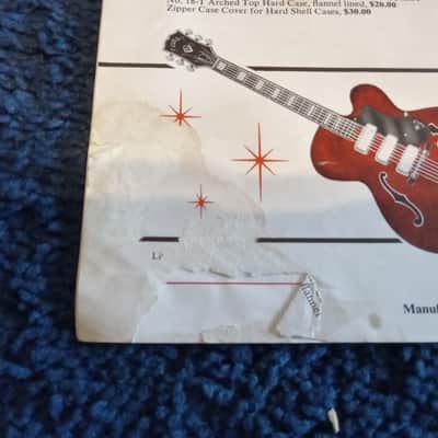 Vintage 1964 Guild Guitar & Amplifier Catalog! Rare, Original Case Candy, Paperwork! image 10