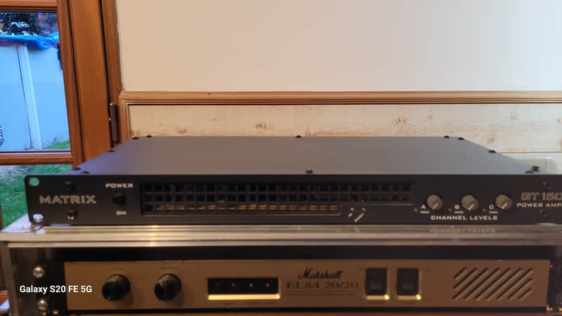 Matrix GT 1500 FXBD Power Amp 2018 Black/Grey - 3 chanel - W/D/W - 110/230v image 1