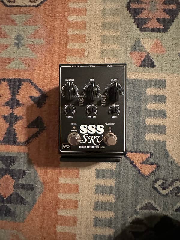 Vertex Steel String Supreme SSS SRV Slight Return Version 2021 - 2022 - Black image 1