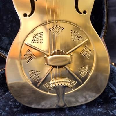 National Reso-Phonic NRP Steel 14 Fret Single Cone 2024 Rubbed Nickel - IN STOCK NOW! image 1