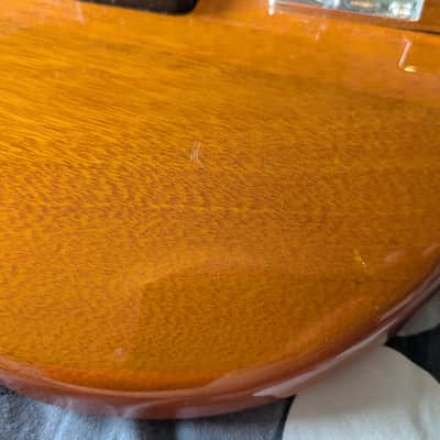 Dean Edge 1 4-String Bass Guitar 2010s - Trans Amber image 16