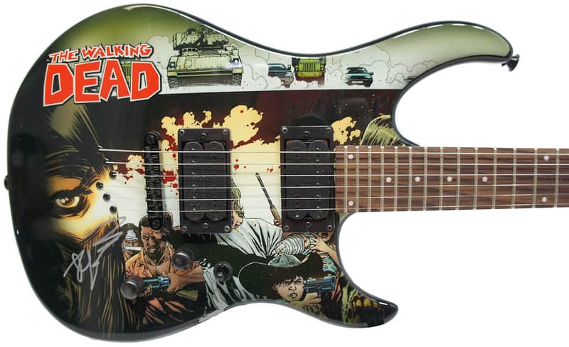Peavey The Walking Dead - Cover Wrap Predator Electric Guitar Signed by Robert Kirkman with Certificate of Authenticity (Serial  BXBDE100497) image 1