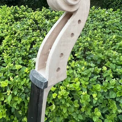 Stradivari left-handed unfinished cello 4/4 Old spruce ,100% Hand Made image 10