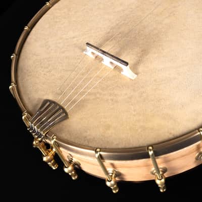 Pisgah Custom 11" Half Fretless, A Scale, Cherry, Hide Head - NEW image 10