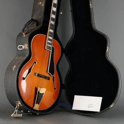 Bourgeois A-500 Archtop Carved Jazz Guitar European Spruce and Flamed Maple 1999 image 5