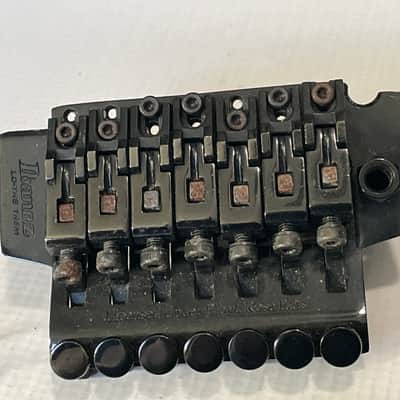 1990's Japan Ibanez RG7 Series LO-TRS Takeuchi Black Floyd Rose Tremolo Bridge image 4