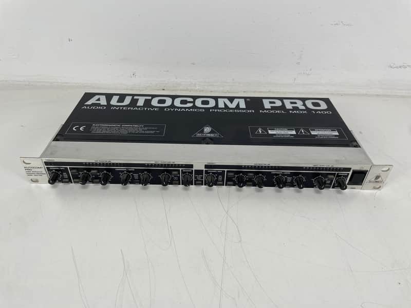 Behringer - MDX 1400 - Autocom Pro - Dynamics Processor - Used / Needs Cleaning image 1