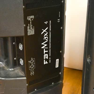 FBT MaxX 4 300W Sound Reinforcement Monitor (PAIR) CG010BW image 11