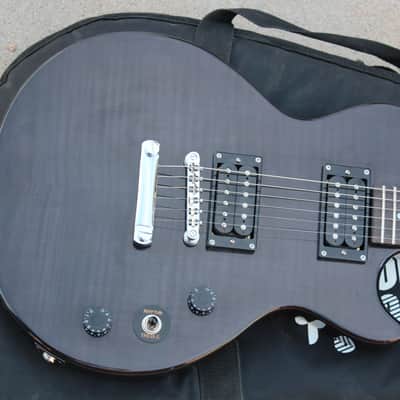 2014 Gibson Epiphone Les Paul Special II Translucent Black Flame Guitar Limited Edition Custom Shop image 1