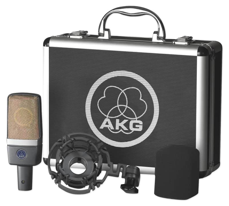 AKG C214 Professional Large-Diaphragm Studio Condenser Microphone Recording Mic image 1