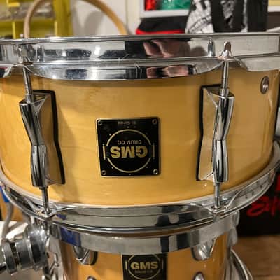 GMS SL series 5pc drums 10/12/14/20” w/ 14”x5.5” snare Natural birch image 9